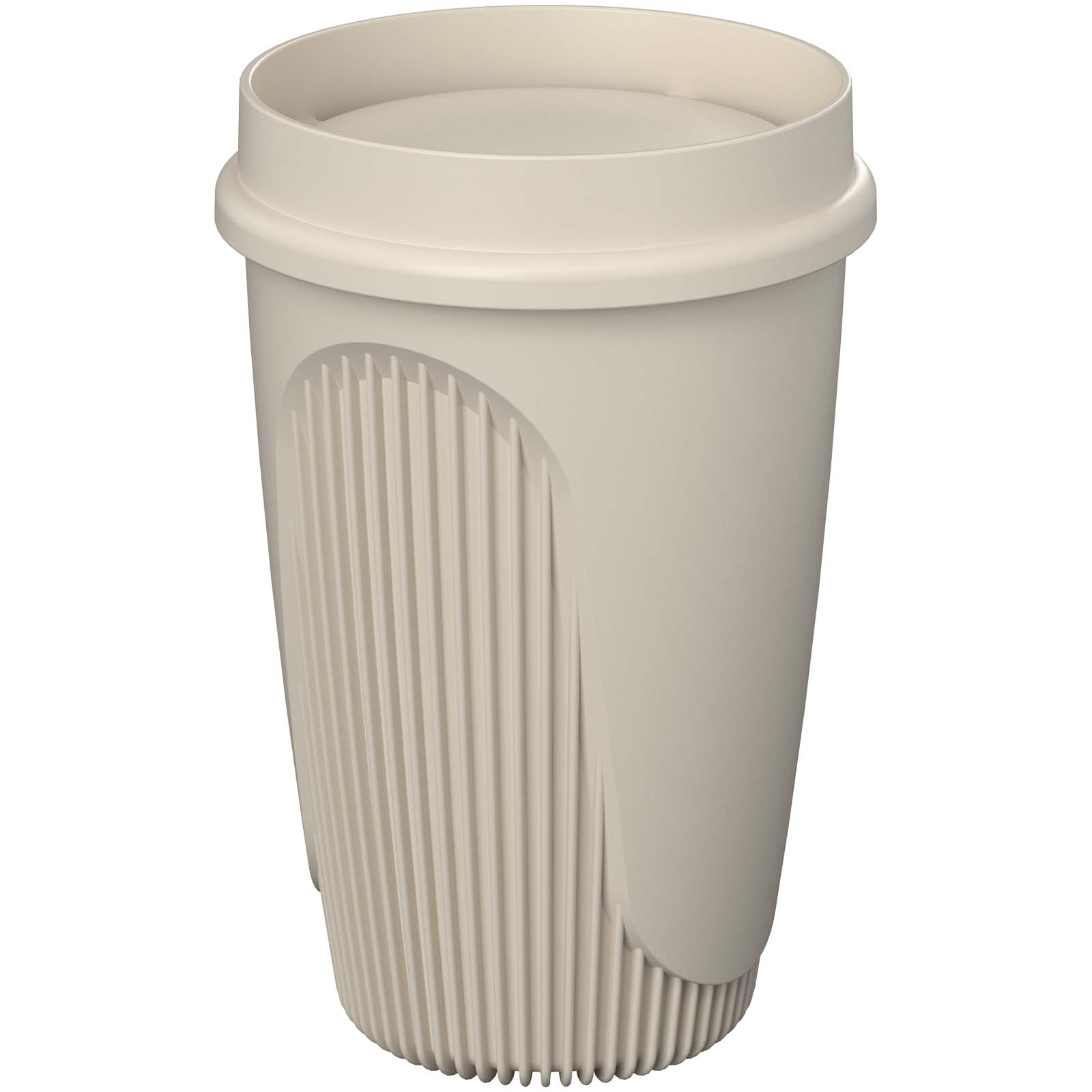 Alto POP kubek o pojemności 350 ml z pokrywką 360° P157677C piaskowiec