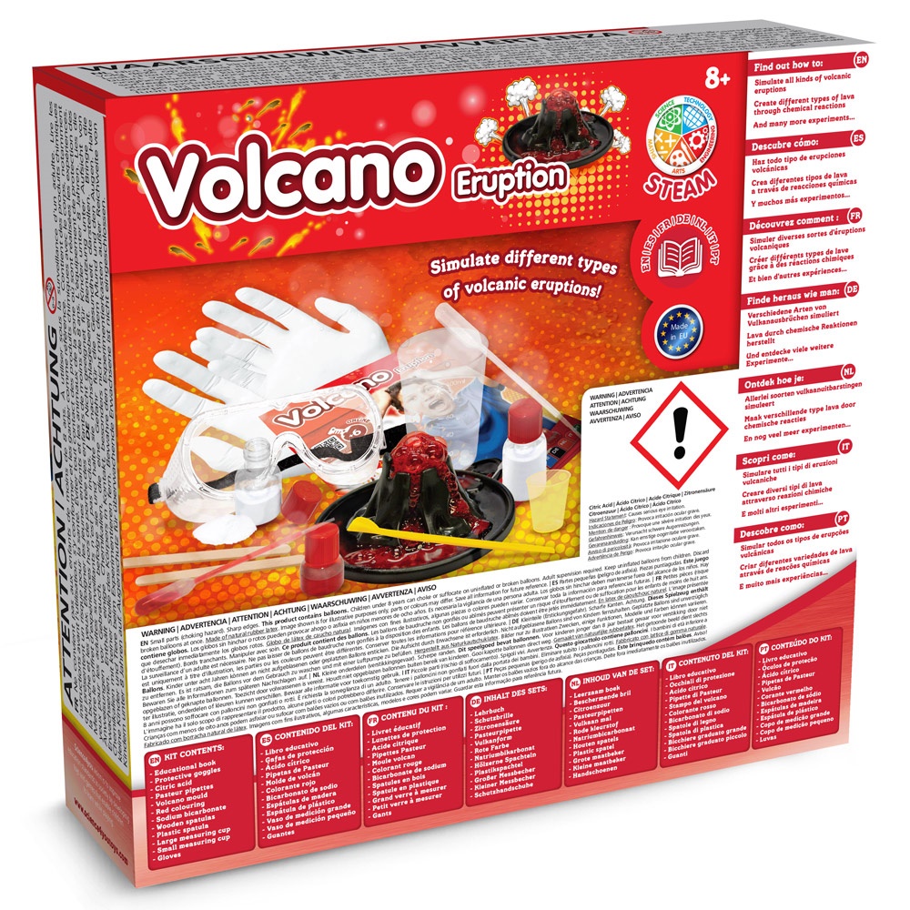 VOLCANIC ERUPTION GAME. Gra edukacyjna dla dzieci P157926S
