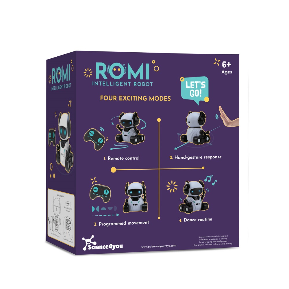 ROMI INTELLIGENT ROBOT. Zabawka edukacyjna dla dzieci P157932S