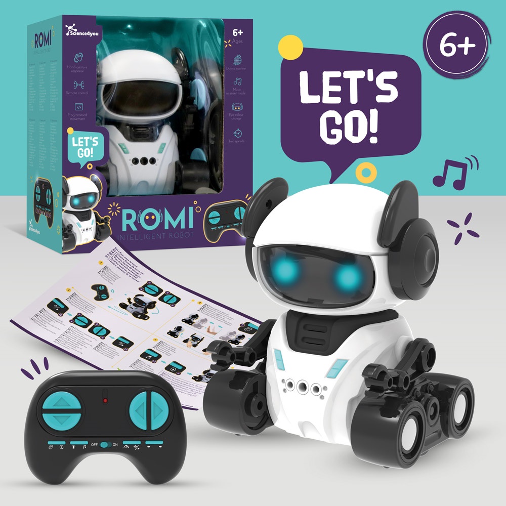 ROMI INTELLIGENT ROBOT. Zabawka edukacyjna dla dzieci P157932S