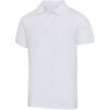 Beryl naturalna koszulka polo z recyklingu z krótkim rękawem, unisex, o gramaturze 220 g/m² P156741C biały