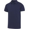 Beryl naturalna koszulka polo z recyklingu z krótkim rękawem, unisex, o gramaturze 220 g/m² P156741C granatowy