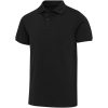 Beryl naturalna koszulka polo z recyklingu z krótkim rękawem, unisex, o gramaturze 220 g/m² P156741C czarny