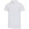 Graphite organiczna koszulka polo unisex o gramaturze 180 g/m², z krótkim rękawem i certyfikatem OCS P156771C biały