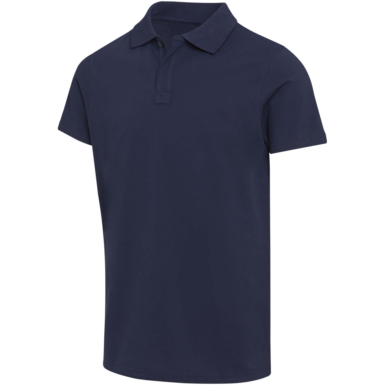 Graphite organiczna koszulka polo unisex o gramaturze 180 g/m², z krótkim rękawem i certyfikatem OCS P156771C granatowy