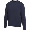 Jasper organiczna bluza unisex z recyklingu o gramaturze 280 g/m² z okrągłym dekoltem i certyfikatem OCS P156801C granatowy