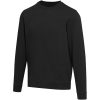 Jasper organiczna bluza unisex z recyklingu o gramaturze 280 g/m² z okrągłym dekoltem i certyfikatem OCS P156801C czarny