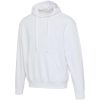 Boris 280 g/m2 bluza z kapturem unisex z bawełny organicznej z certyfikatem OCS w stylu oversize P156931C biały