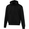 Boris 280 g/m2 bluza z kapturem unisex z bawełny organicznej z certyfikatem OCS w stylu oversize P156931C czarny