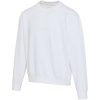 Boris 280 g/m2 sweter unisex z organicznego materiału z certyfikatem OCS o luźnym kroju i z okrągłym dekoltem P156961C biały