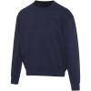Boris 280 g/m2 sweter unisex z organicznego materiału z certyfikatem OCS o luźnym kroju i z okrągłym dekoltem P156961C granatowy