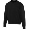 Boris 280 g/m2 sweter unisex z organicznego materiału z certyfikatem OCS o luźnym kroju i z okrągłym dekoltem P156961C czarny