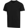 Balfour organiczna koszulka unisex z krótkim rękawem i dekoltem w serek, wykonana z materiału o gramaturze 200 g/m², z certyf P156831C czarny