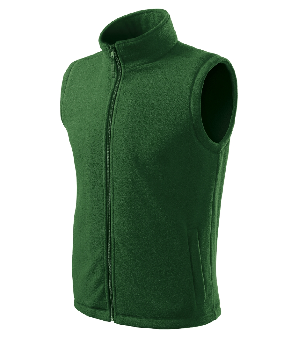 Kamizelka polarowa unisex Next P023788F zieleń butelkowa Kamizelka polarowa unisex Next P023788F zieleń butelkowa