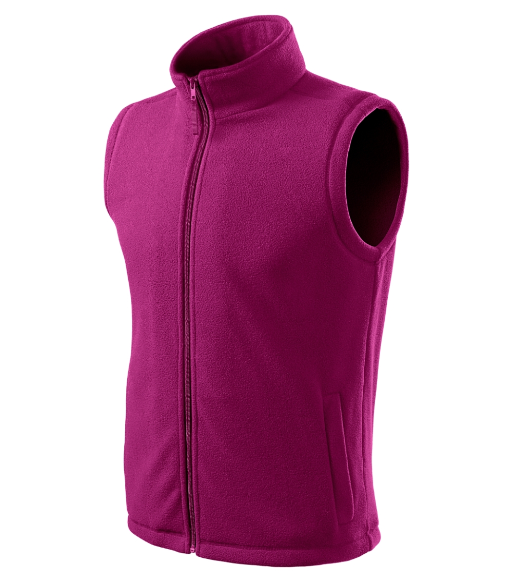 Kamizelka polarowa unisex Next P023788F fuchsia red Kamizelka polarowa unisex Next P023788F fuchsia red