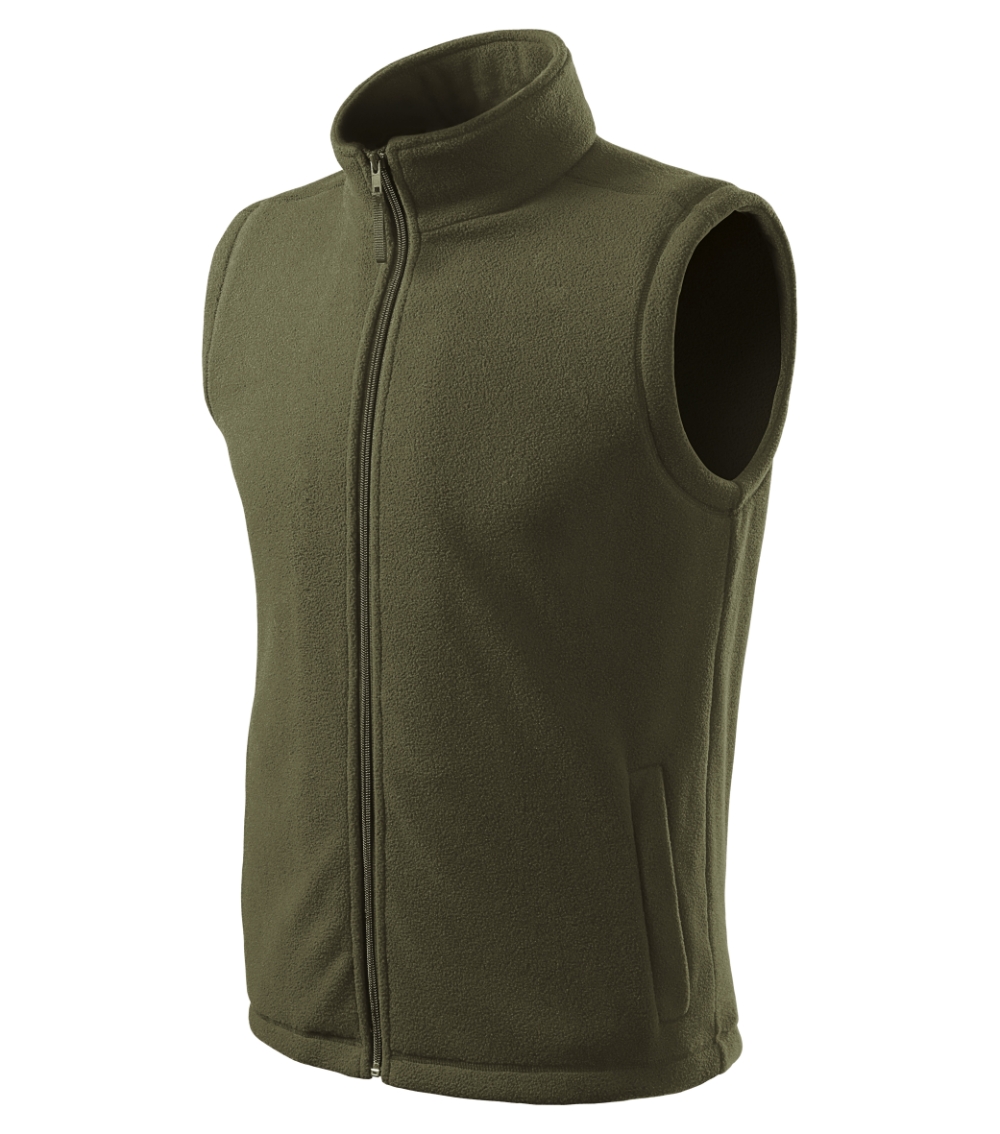 Kamizelka polarowa unisex Next P023788F military Kamizelka polarowa unisex Next P023788F military