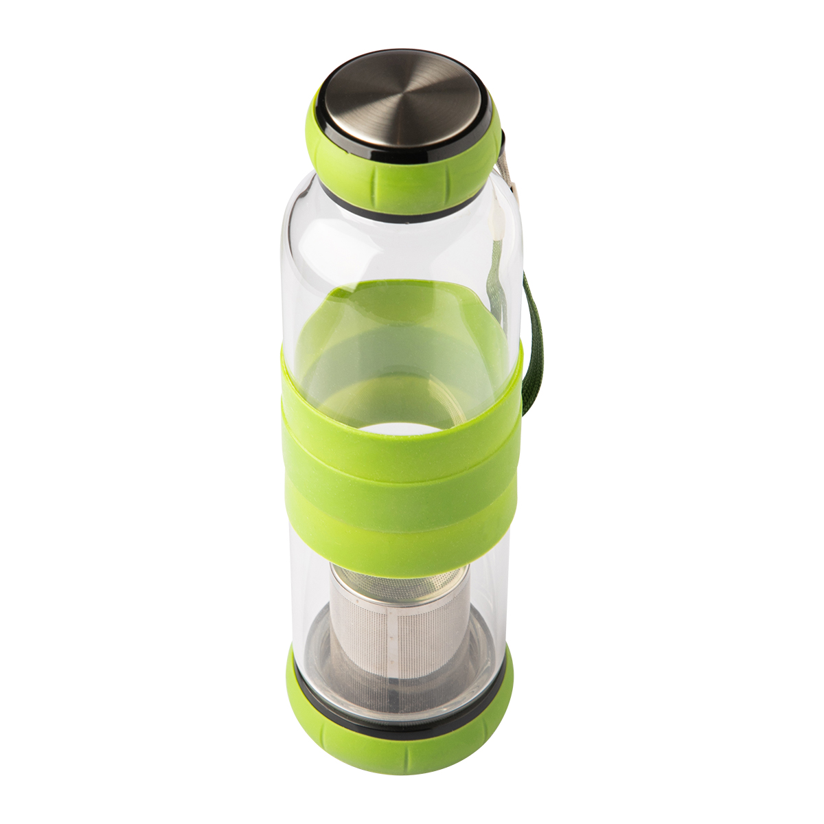 Szklana butelka z zaparzaczem do herbaty Sulmona 550 ml P156256R
