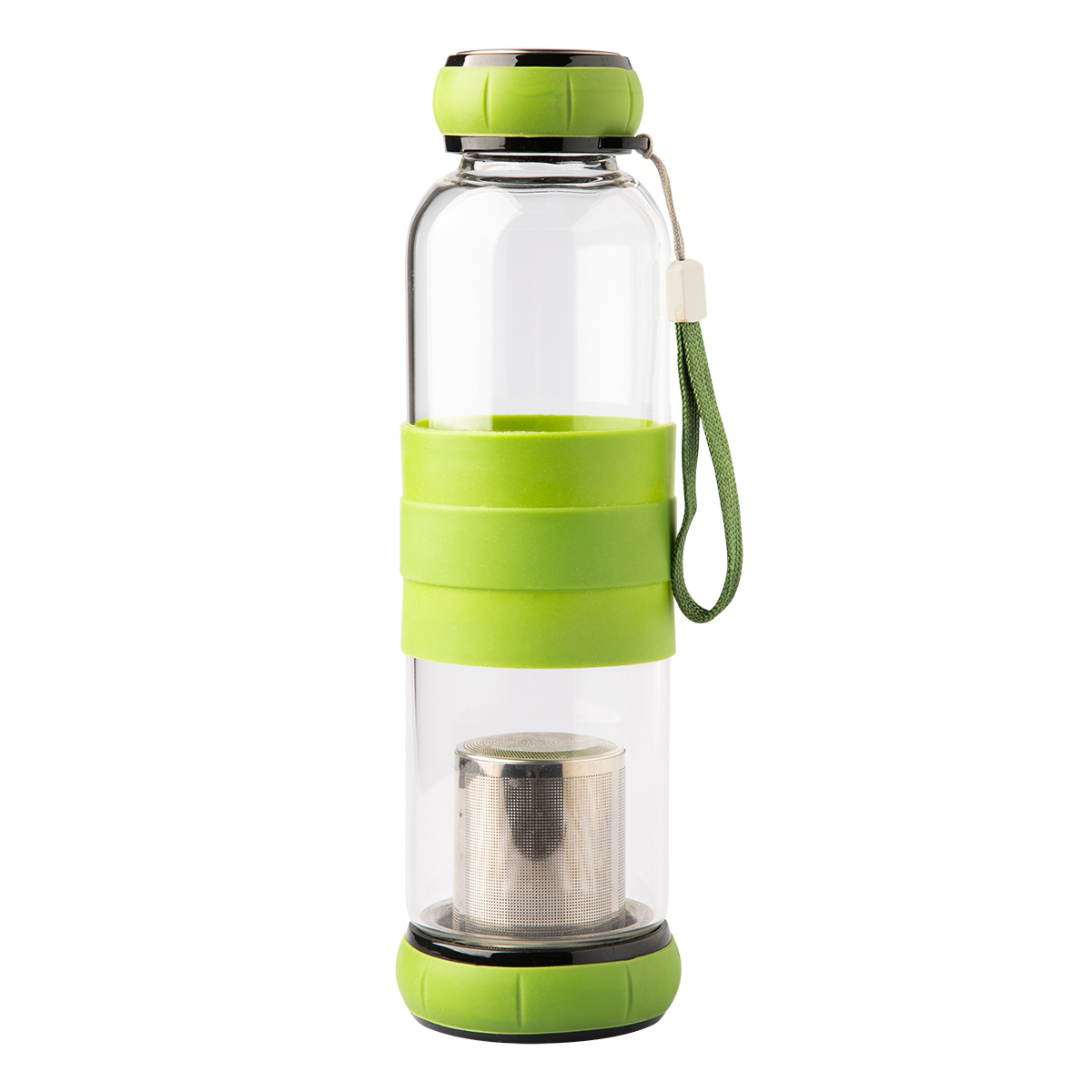 Szklana butelka z zaparzaczem do herbaty Sulmona 550 ml P156256R