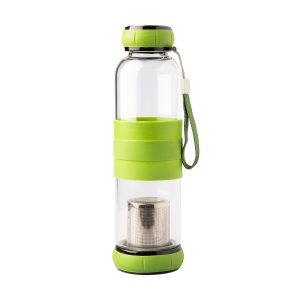 Szklana butelka z zaparzaczem do herbaty Sulmona 550 ml P156256R 