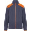 Terrano kurtka unisex z mikropolaru P157359C ołowiowy / pomarańczowy