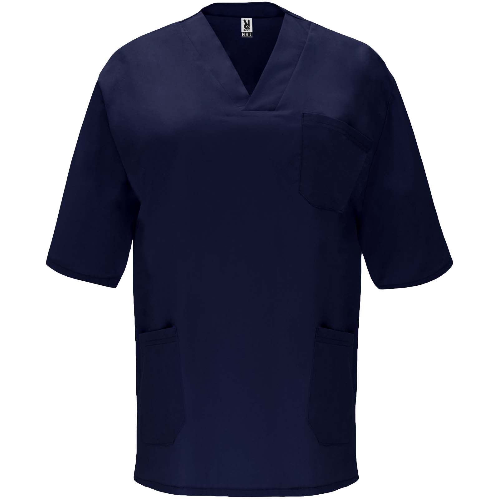 Panacea 160 g/m2 bluzka do pracy unisex z krótkim rękawem P157463C granatowy
