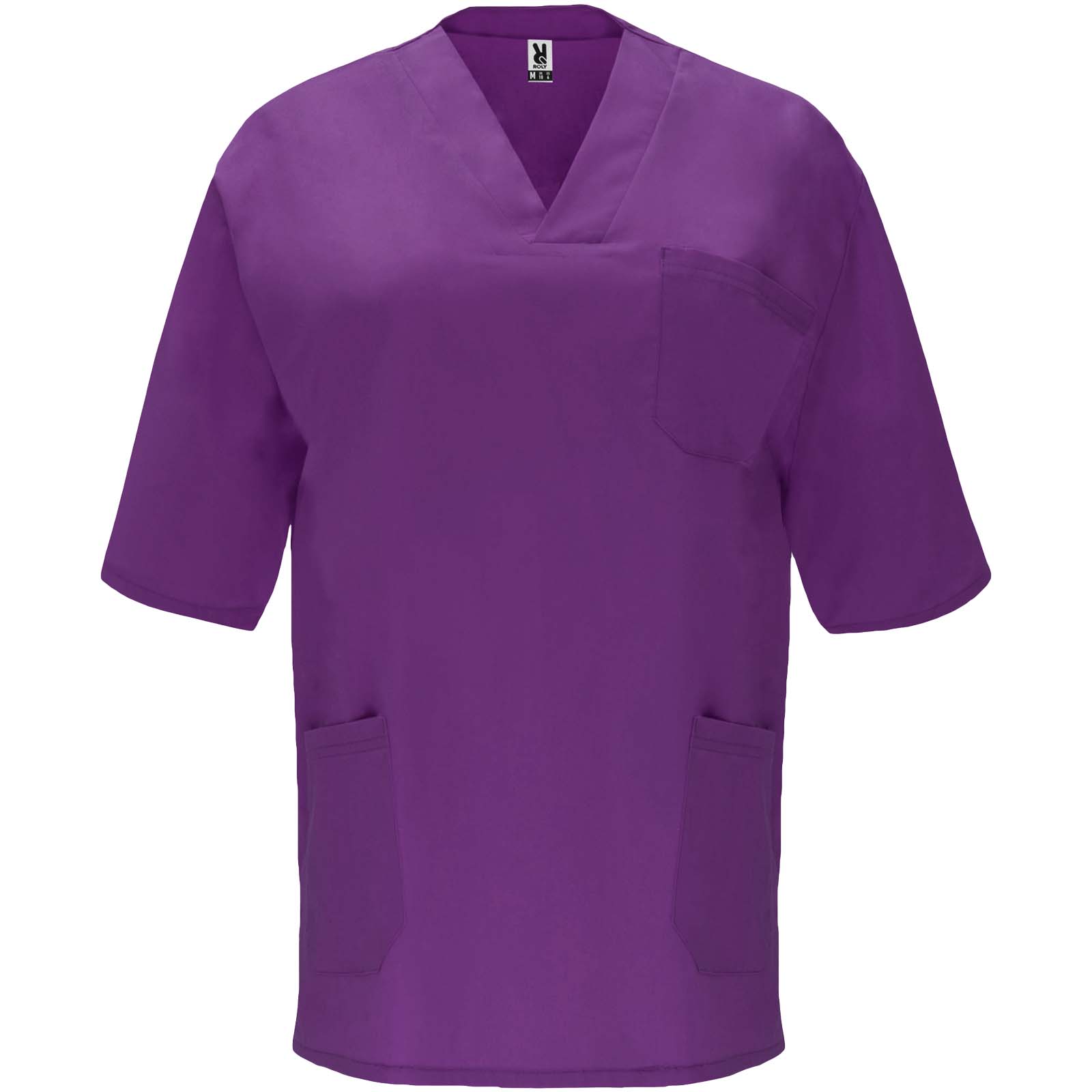 Panacea 160 g/m2 bluzka do pracy unisex z krótkim rękawem P157463C winogronowy