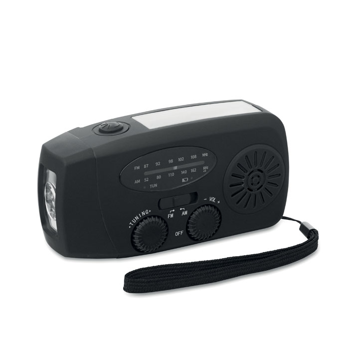 Przenośne radio z latarką LED  MO2746- P122814O MI-MO2746-W