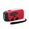 Przenośne radio z latarką LED MO2746- P122814O czerwony