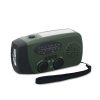 Przenośne radio z latarką LED MO2746- P122814O ciemnozielony