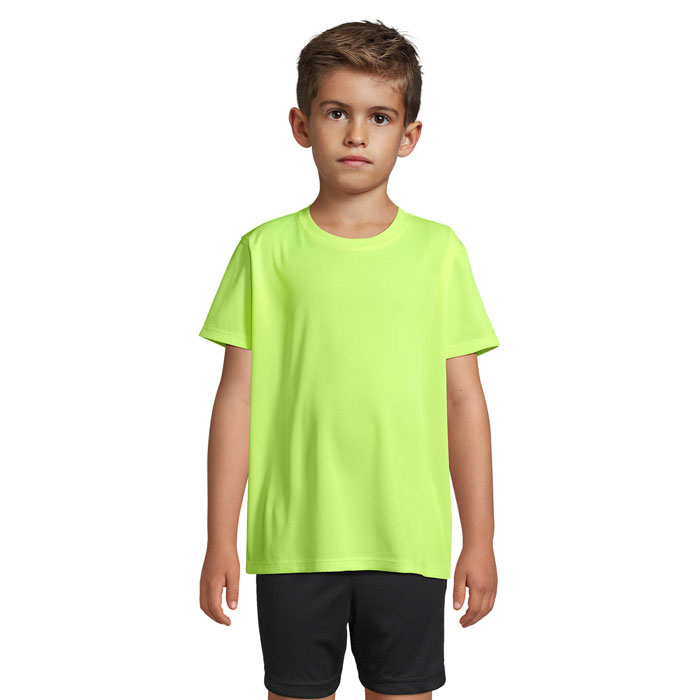 SPRINT KIDS SPORTS T-SHIRT P156158O neon yellow