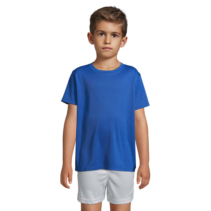 SPRINT KIDS SPORTS T-SHIRT P156158O niebieski