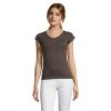 MOON Damski T-SHIRT 150g P128583O ciemny szary