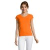 MOON Damski T-SHIRT 150g P128583O pomaranczowy