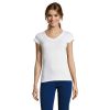 MOON Damski T-SHIRT 150g P128583O bialy