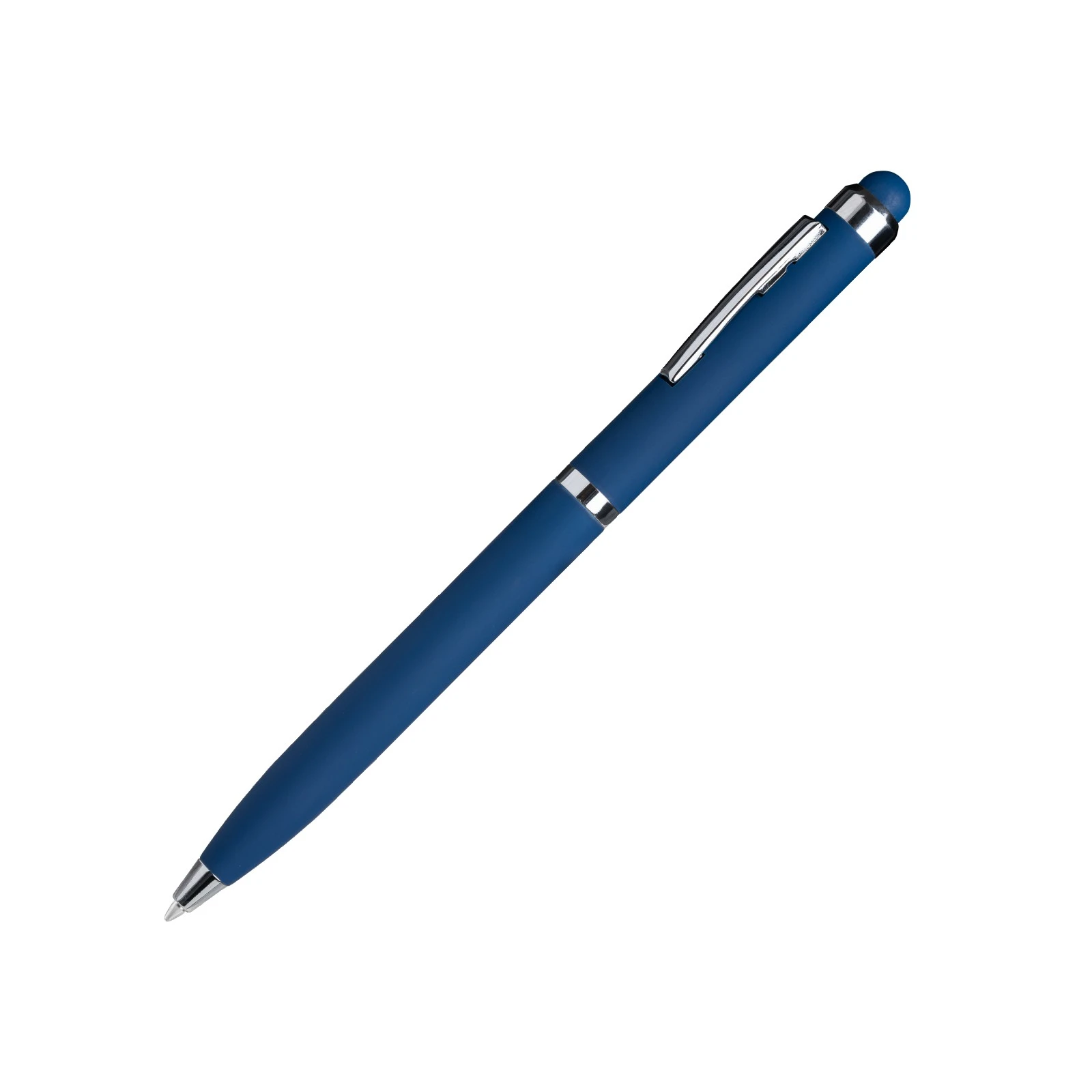 Długopis Clicker Touch Soft P158888B granatowy