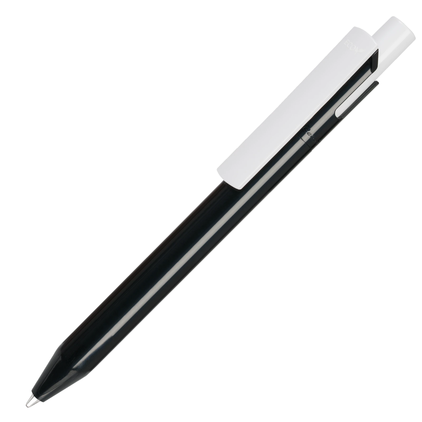 Długopis Zen Recycled Solid P158770B czarny / biały