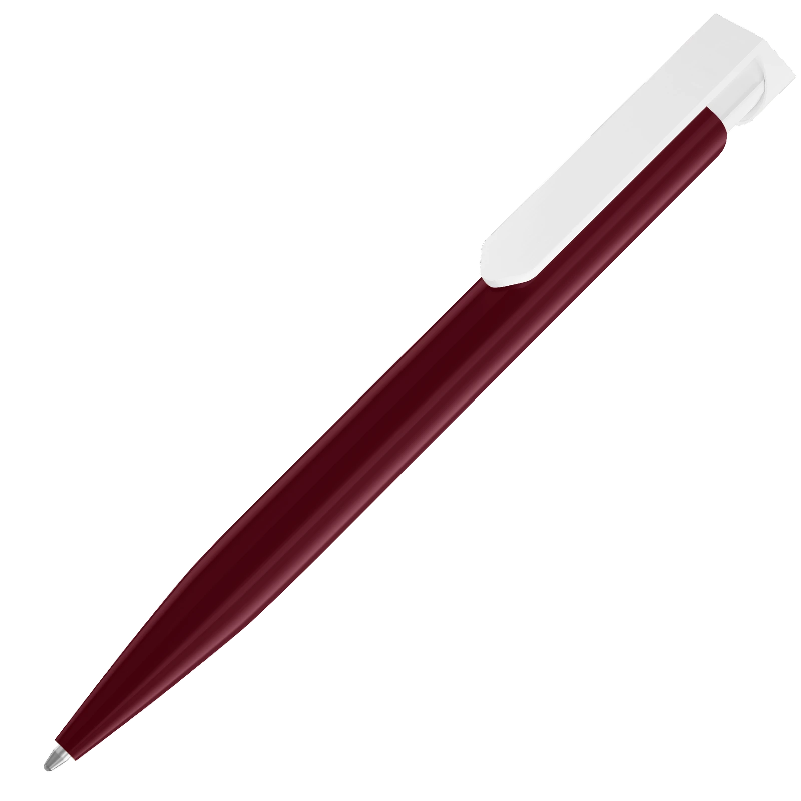 Długopis Target Solid P158690B bordo deluxe / biały