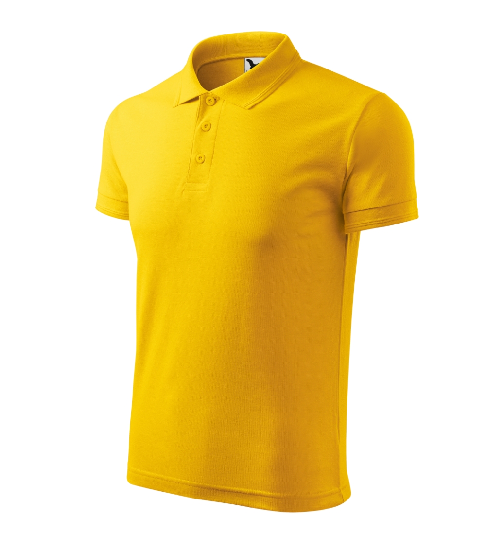 Koszulka polo męska Pique Polo P021089F żółty