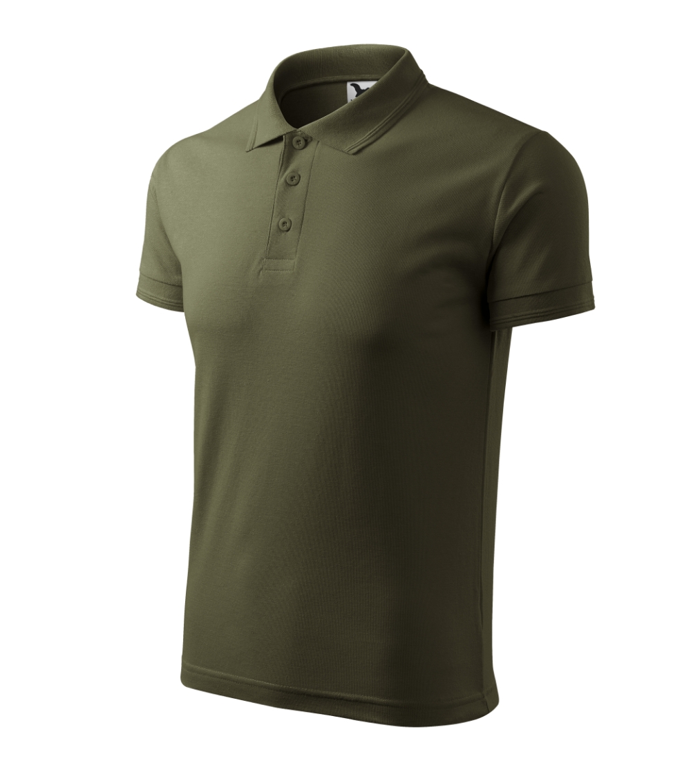 Koszulka polo męska Pique Polo P021089F military