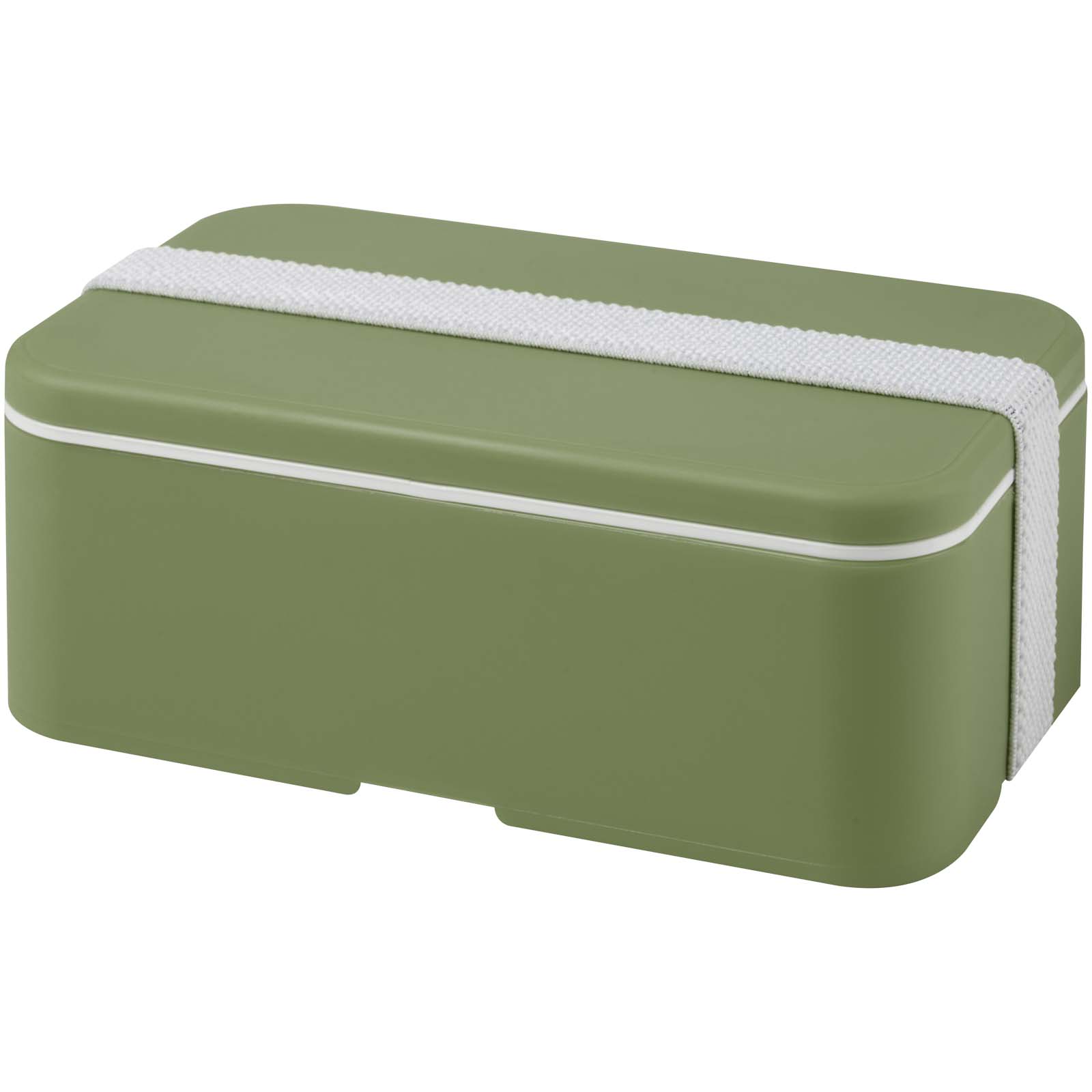 MIYO POP jednopoziomowe pudełko śniadaniowe o pojemności 700 ml P158541C melanż zielony
