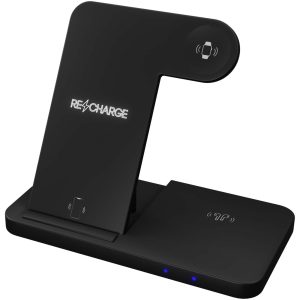 SCX.design W28 bezprzewodowa baza ładująca 3 w 1 ze stojakiem na telefon P158104C 