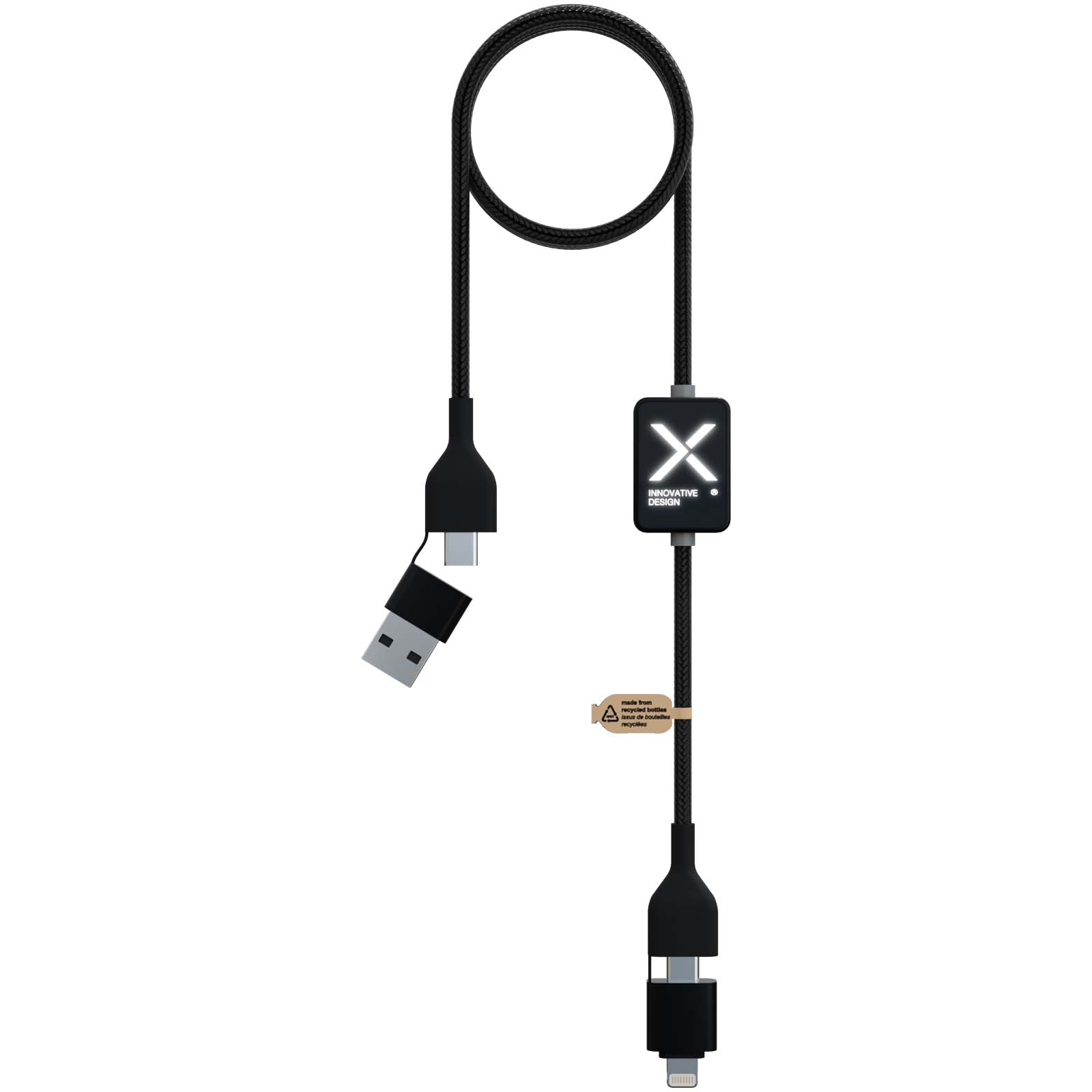 SCX.design C32 kabel do ładowania 60 W z przełącznikiem i podświetlanym logo P158106C PFC-2PX21290