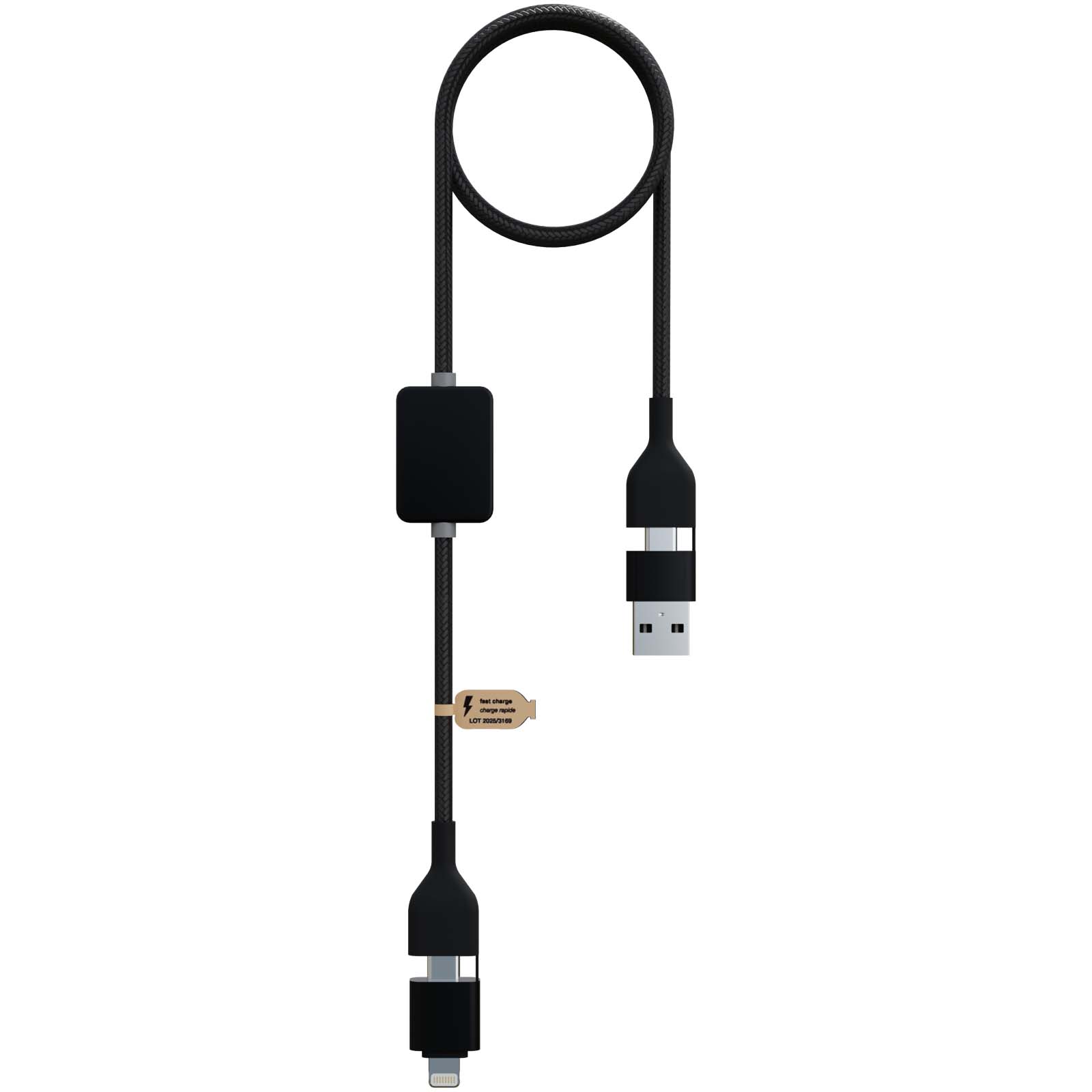 SCX.design C32 kabel do ładowania 60 W z przełącznikiem i podświetlanym logo P158106C