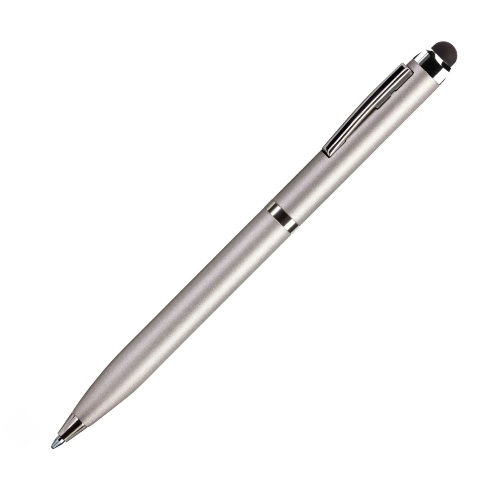 Długopis Clicker Touch P158945B srebrny