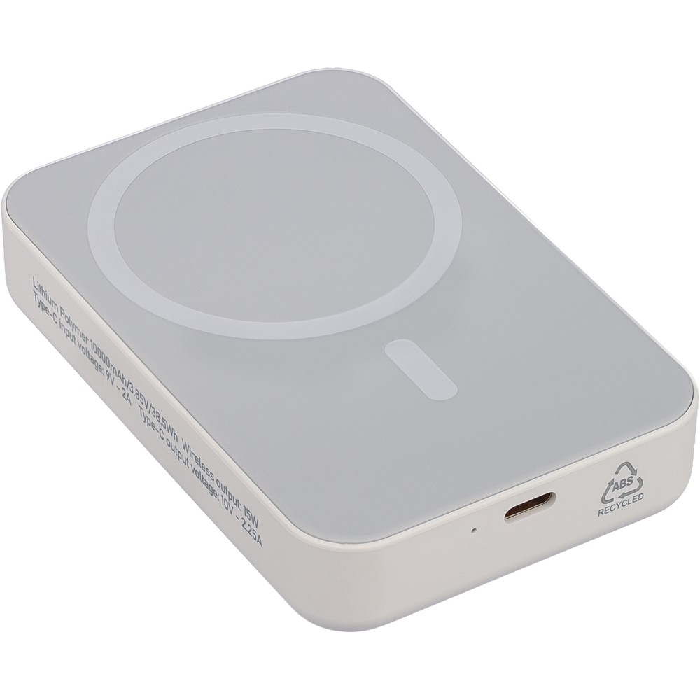 Bezprzewodowy power bank 10000 mAh P157964X biały