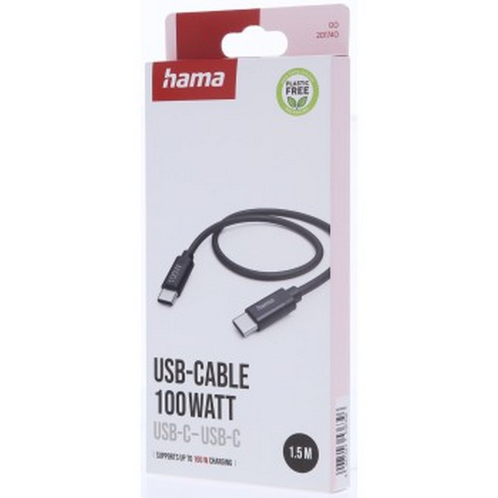 Kabel do ładowania Hama 100W P158280X