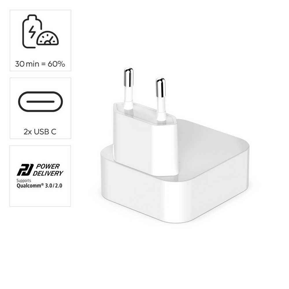 Składana ładowarka ścienna 40W Hama P158284X 6 Składana ładowarka ścienna 40W Hama P158284X
