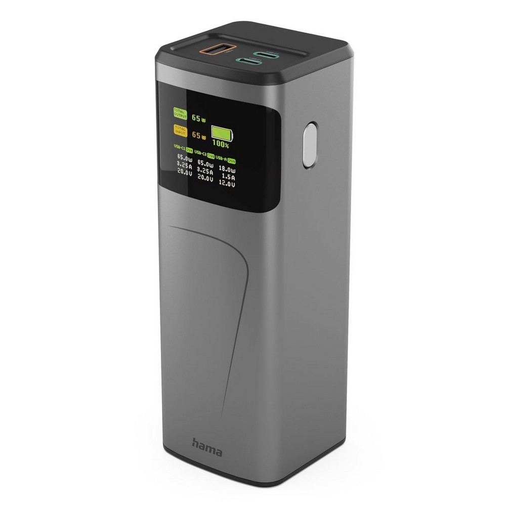 Power bank 20000 mAh Hama High Power 65W P158294X AX-VH028-15