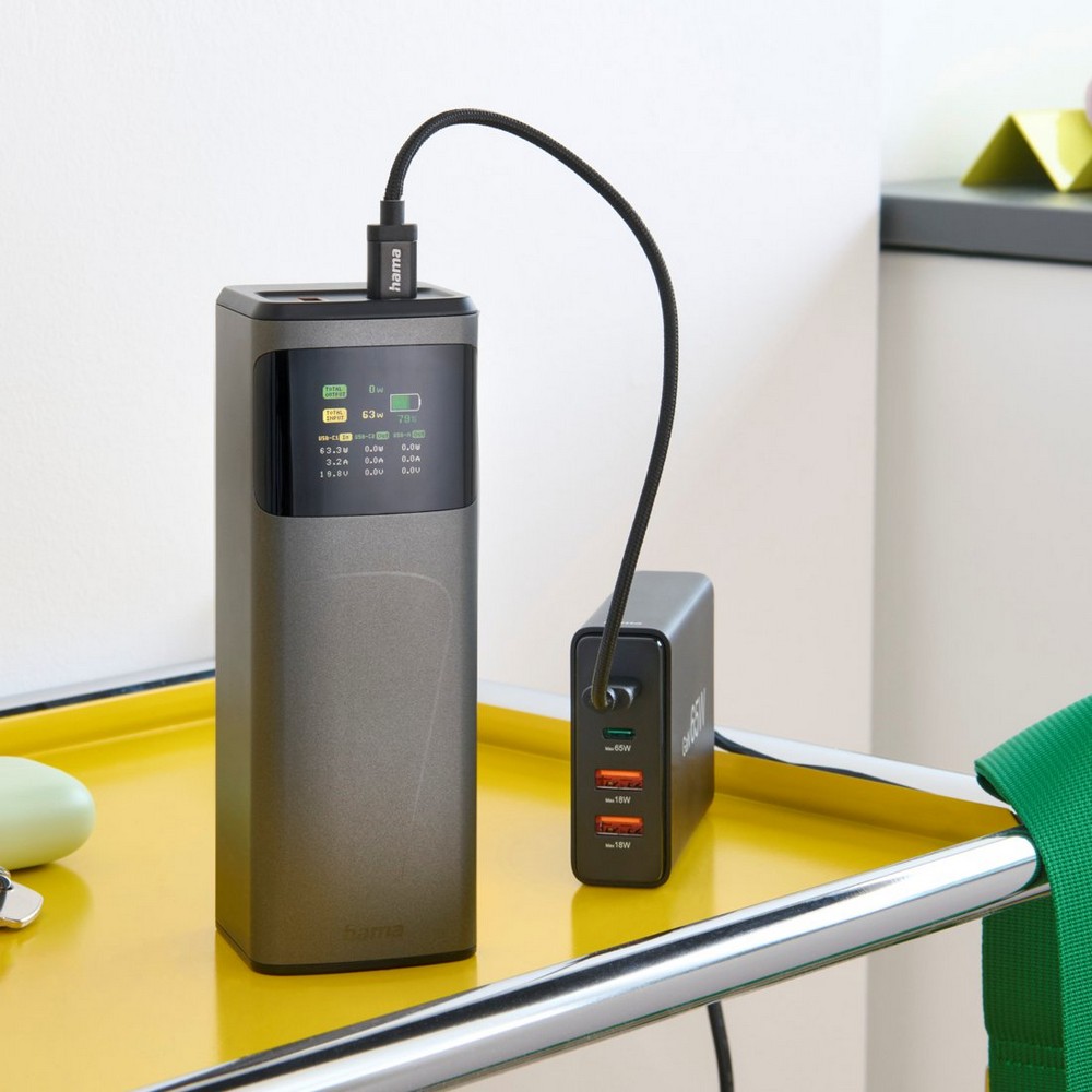 Power bank 20000 mAh Hama High Power 65W P158294X