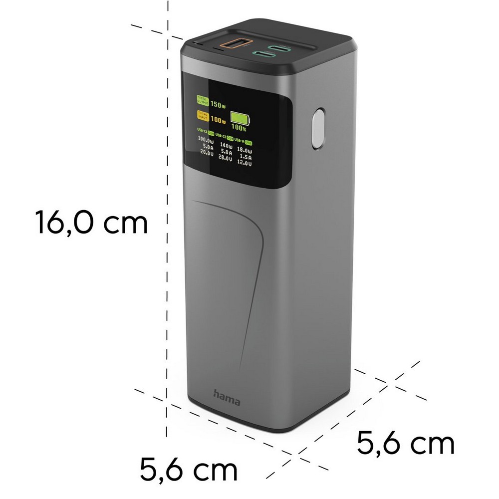 Power bank 24000 mAh Hama High Power 150W P158295X